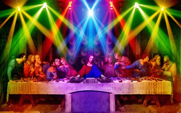 La Cène avec D-Jésus, le DJ