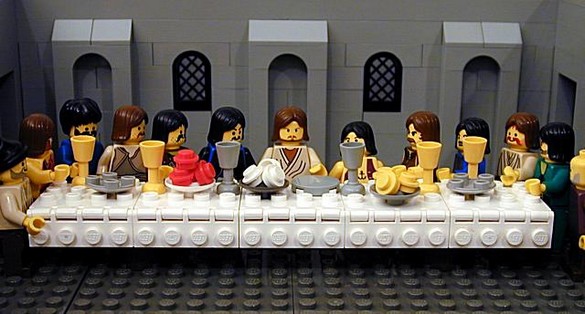 La Cène, reproduit en LEGO La Cène, reproduit en LEGO