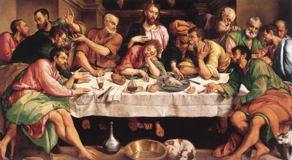 La Cène peinte par Jacopo Bassano